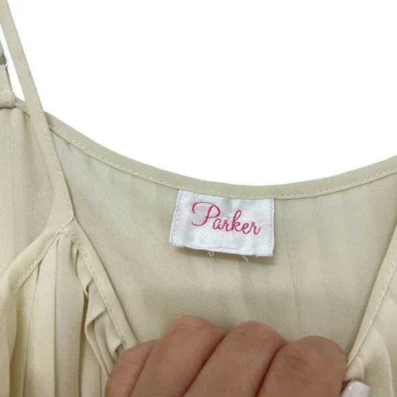 Parker women's embellished pleated dress size S - Picture 6 of 7